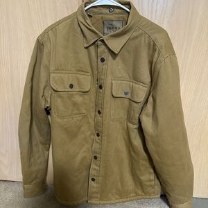 Tan jacket with wool lining